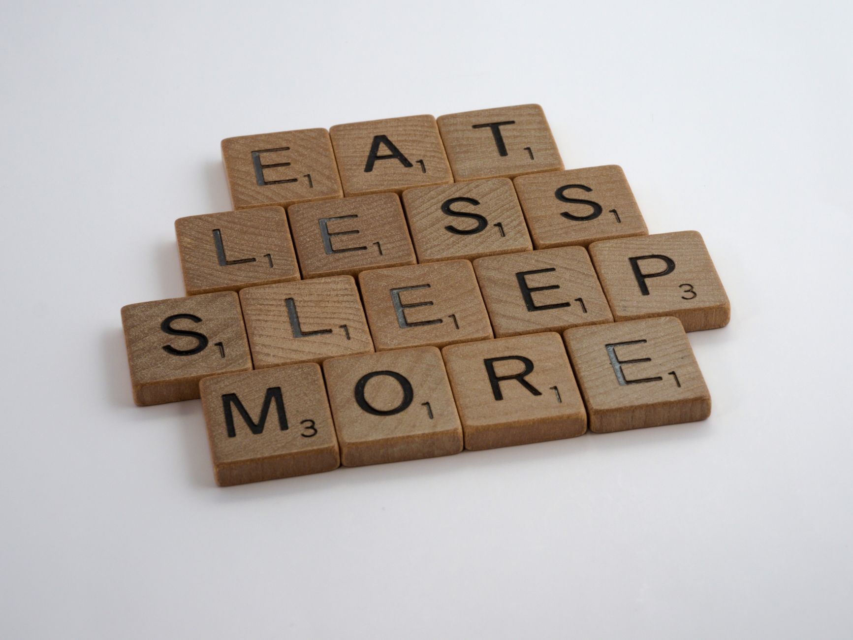 Eat less move more
